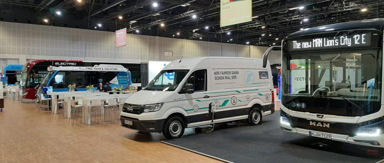17 bus manufacturers at ElekBu in Berlin